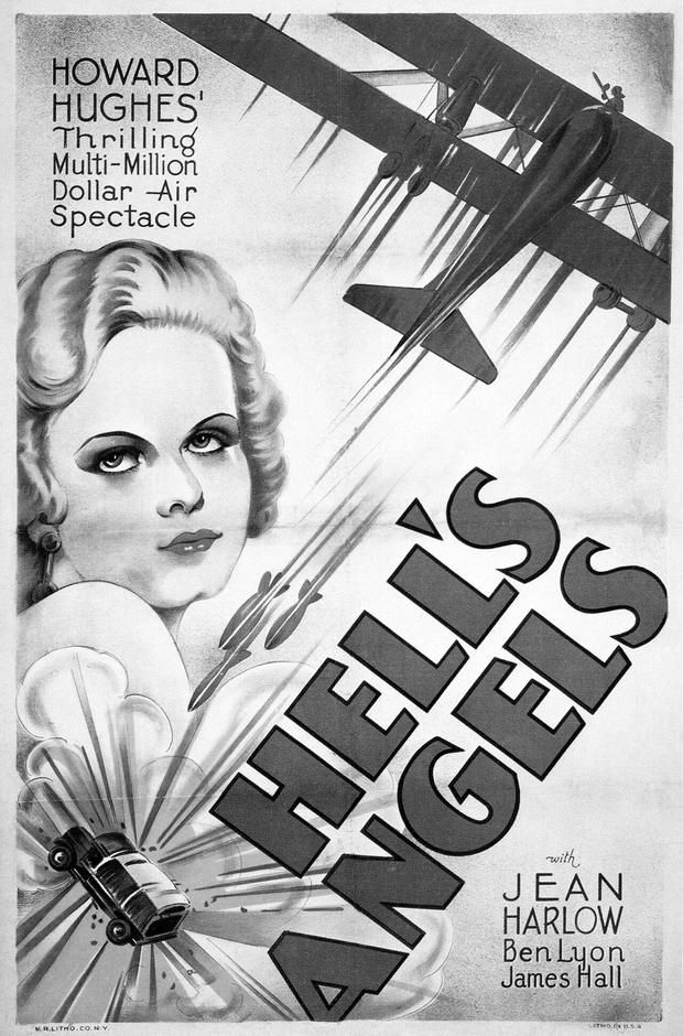 L’affiche de Hell’s Angels, 1930.